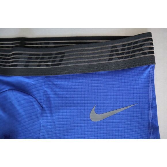 Nike AT3198 Men's Sz 3XL Blue Pro Breathe Full Length Training Base Layer Tights - Picture 5 of 10